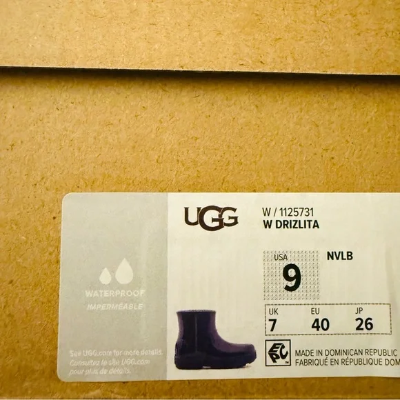 NWT NEW UGG® Drizlita Waterproof Rain Booties - Picture 7 of 9